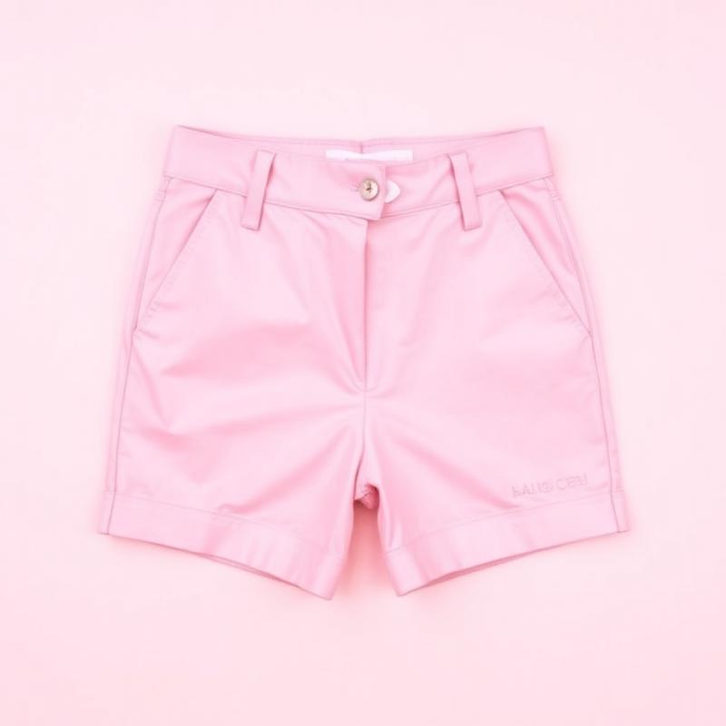 Short Alfaiataria Rosa